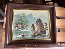 Oil on canvas painting of