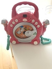 ELC Early Learning Centre Sing A Long CD Player Karaoke Machine Pink  Working