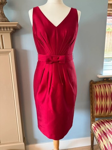 Hobbs occasion red silk wool - occasion,