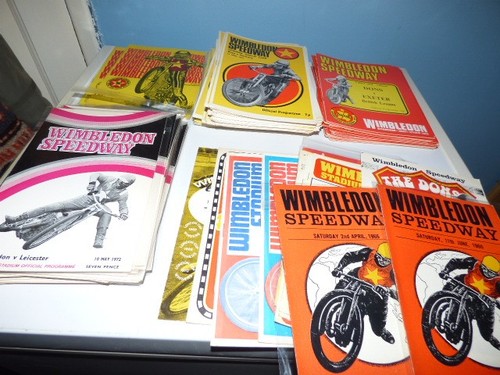 Vintage speedway programmes - speedway,