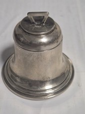 Super Silver Bell Inkwell - Birmingham, 1909 A & J Zimmerman - No Monogram