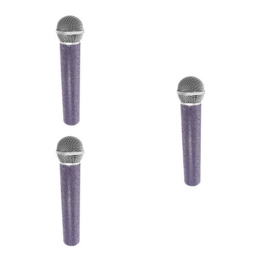 3pcs fake microphone prop - fake,
