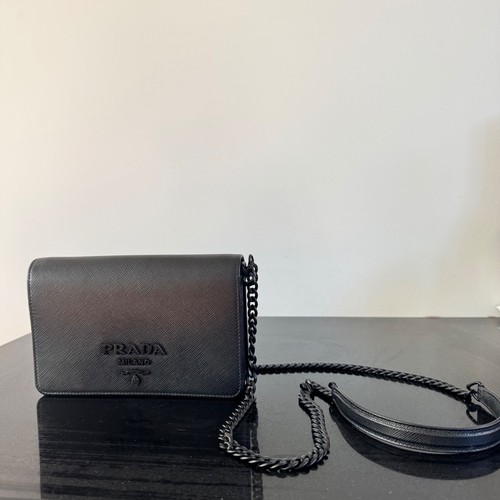 Prada black saffiano leather - saffiano,