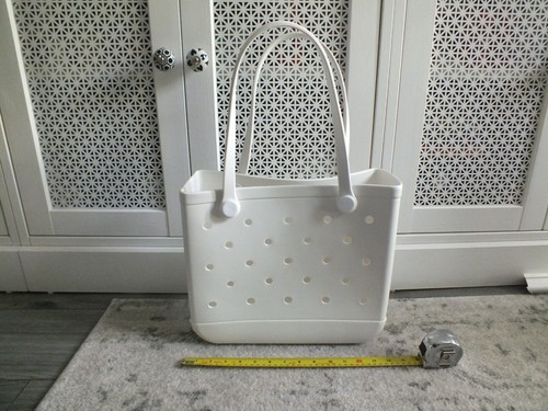 Bnwot large white - rubber, tote