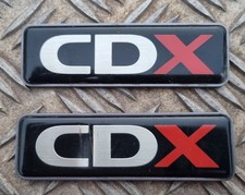 Vauxhall Carlton CDX Badges Pair 2 Genuine GM