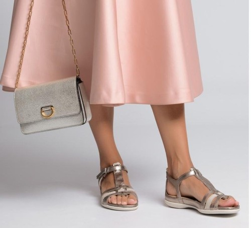 Women ecco sandals gold - women,