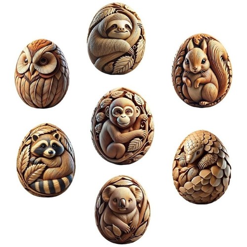 Animal easter carving craft - animal,