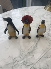 3x Penguin Figurines 2 Beswick