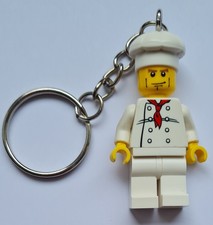 LEGO Chef Cook Minifigure Keychain. Ideal gift idea.