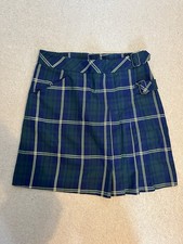 TU Green & Blue Tartan Skirt