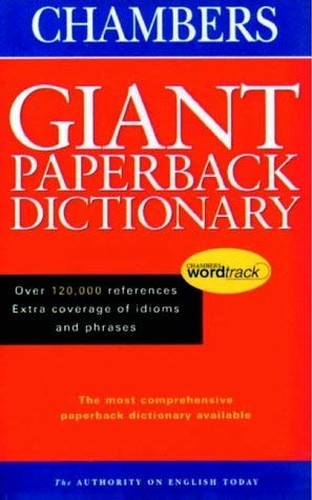 Chambers giant paperback - chambers,