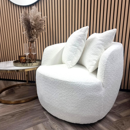 Luxury boucle accent teddy - accent,
