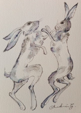 Pen & Ink Wash Small Drawing