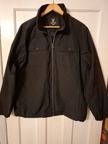 Guiness black jacket - size, l