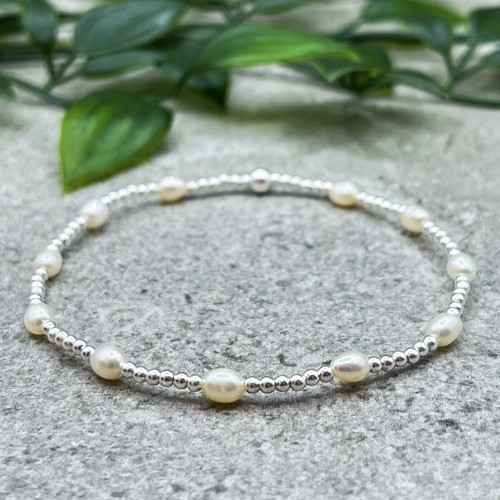 Sterling silver and - , freshwater