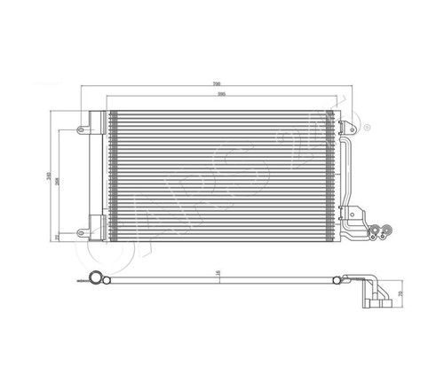 Condenser fits audi - ac,