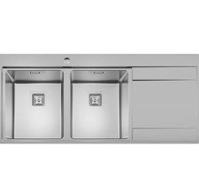 Sauber Inset Double Bowl