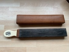 Vintage Leather Monogrammed Razor Strop 10” Long