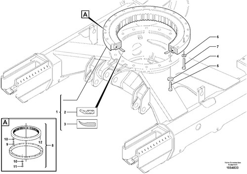 Genuine volvo slew ring - genuine,