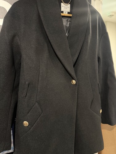 Wallis black coat with - wallis,