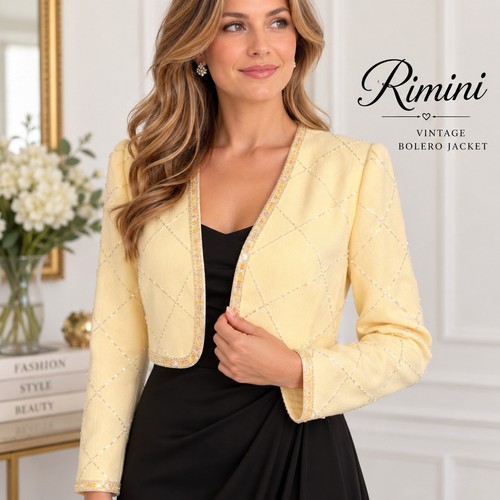 Vintage rimini womens bolero - rimini,
