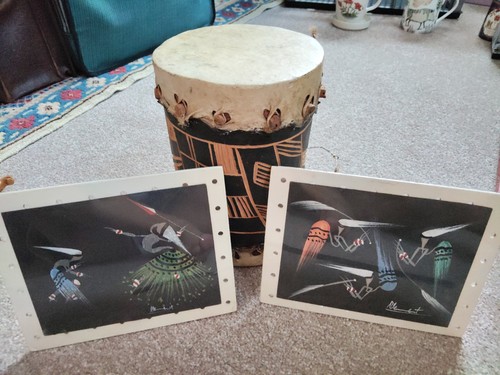 African drum and pictures - african, 2