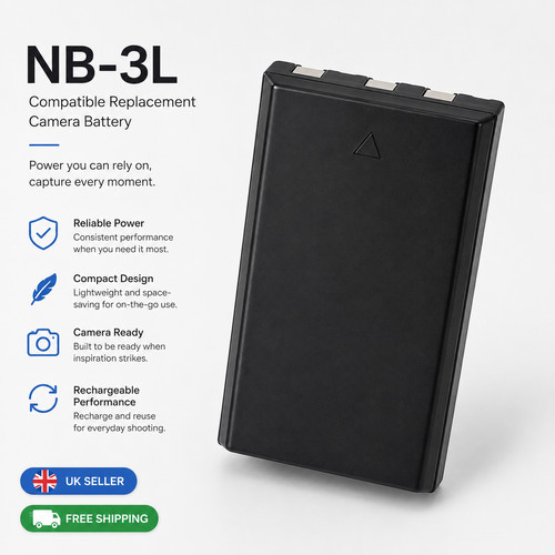 Battery for canon ixus - nb-3l,