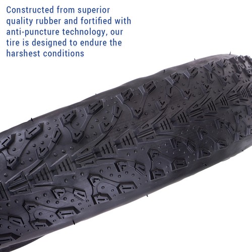 Black 20x3 0in bike tire - 20x3.0in,