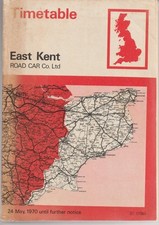 EAST KENT BUS TIMETABLE BOOK