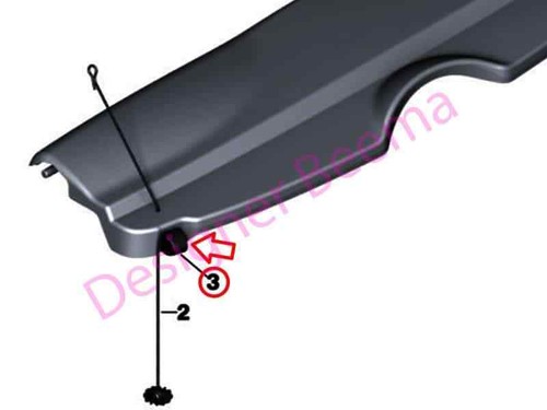Mini f55 f56 - rear, shelf