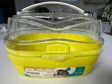 Ferplast Hamster and Other Small Rodent Carrier ALADINO Small Travel Cage Yellow