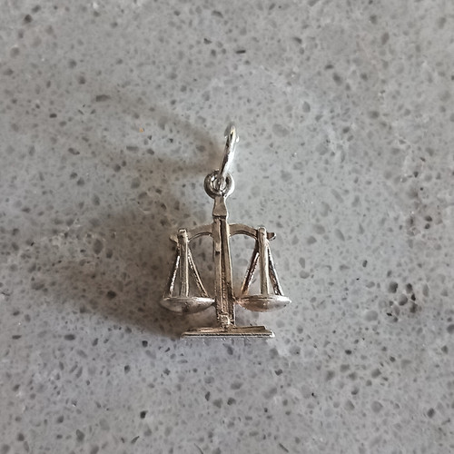 Vintage silver zodiac - vintage,