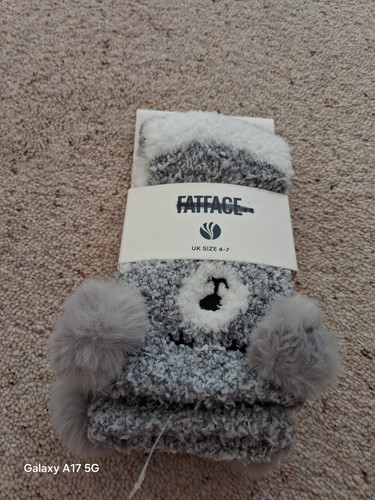Ladies fatface grey - ladies, bear