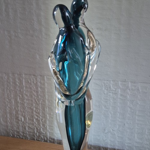 Abstract teal and clear - abstract,