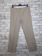 Dockers D2 Chino Mens Sand Zip Fly Straight Leg 100% Cotton Trousers W36 X L34 