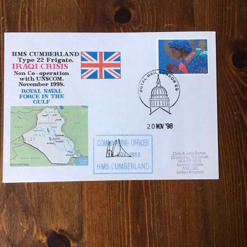 Hms cumberland signed - hms,