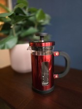 La Cafetiere 5164405 Pisa Metallic Red Steel Coffee Maker French Press, 350ml