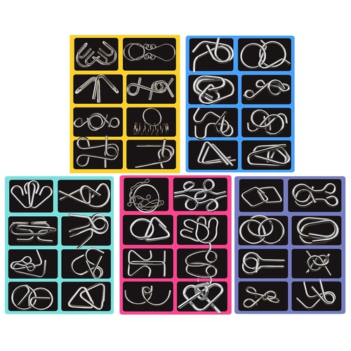 40pcs metal montessori puzzle - 40pcs,