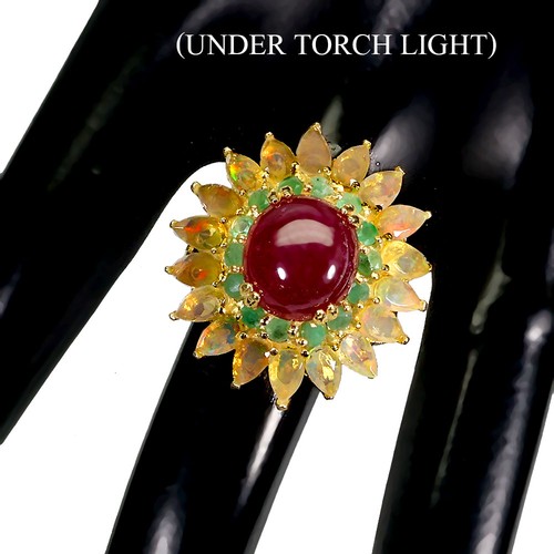 925 sterling silver ring oval - 925,