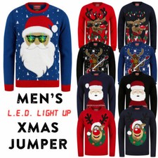 Men's Christmas Jumper LED