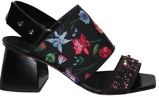 MARKUS LUPFER Sammi embellished & embroidered sandals EU40, UK7, US10