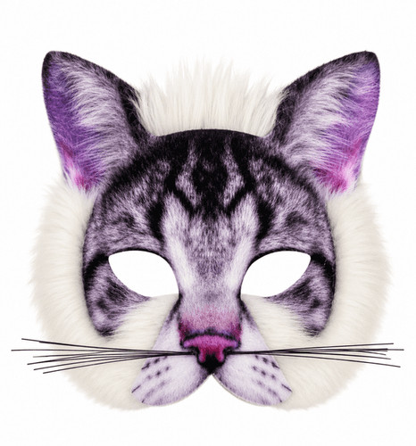 Realistic cat mask adult - mask, 3d