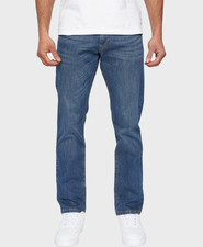 Mens Duck & Cover Hydras Straight Leg Jeans - Mid Wash