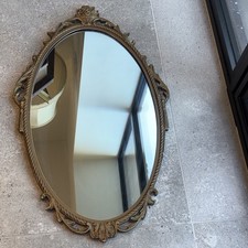 Vintage Gilt Gesso Oval Wall