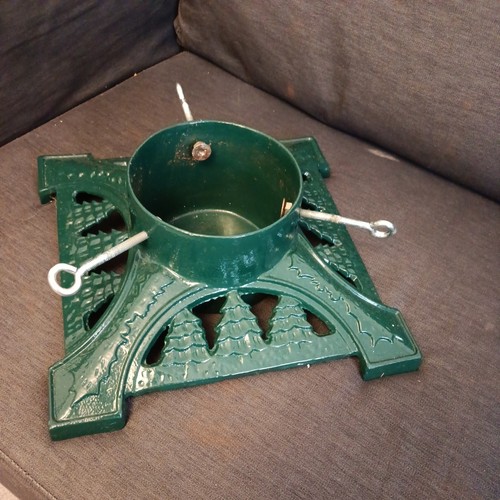 Cast iron christmas tree - tree, stand