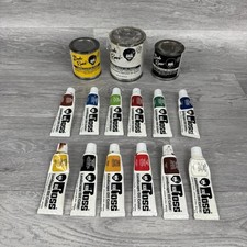 Bob Ross Oil Paints Joblot Black, White, Clear, Tubes - Mixed Colours
