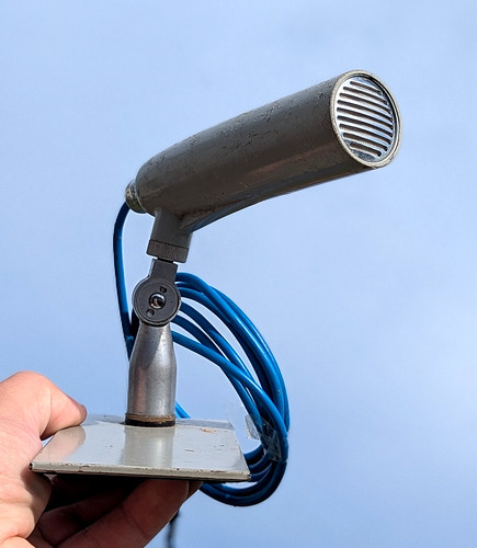 Vintage soviet microphone - vintage,