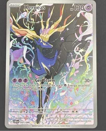 Pokémon tcg xerneas 091 - tcg, 091/086