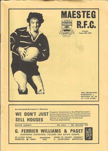Maesteg aberavon 1981 82 - maesteg v aberavon, 1981-82