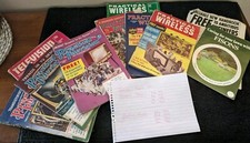8x Practical Television & Practical Wireless magazine 8 issues 1958 to 1973 